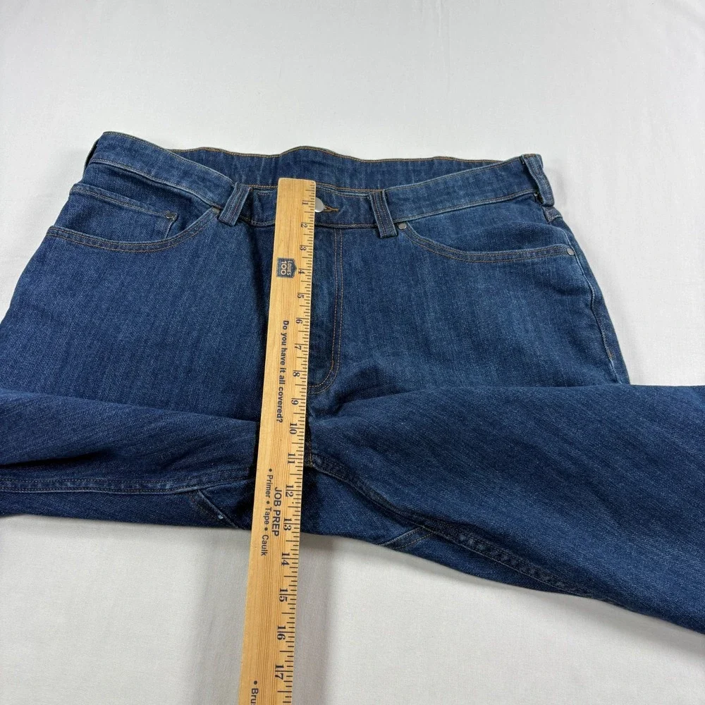 40 Grit Jeans Mens 36x34 Blue Duluth Trading Co Stretch Workwear Straight Leg